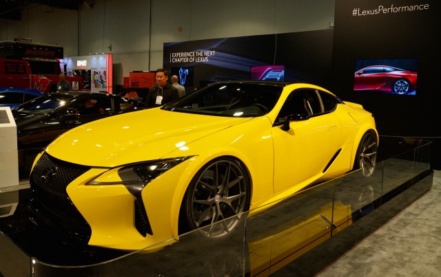 2018 Lexus LC 500 by Gordon Ting/Beyond Marketing, 2016 SEMA show