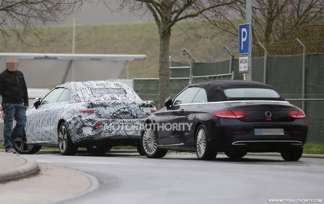 2018 Mercedes-Benz E-Class Cabriolet spy shots - Image via S. Baldauf/SB-Medien