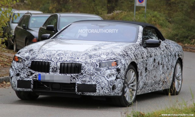 2020 BMW 8-Series Convertible spy shots - Image via S. Baldauf/SB-Medien