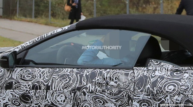 2020 BMW 8-Series Convertible spy shots - Image via S. Baldauf/SB-Medien