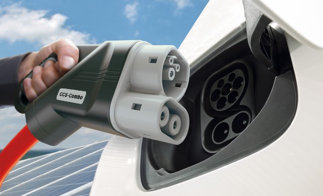 Combined Charging Standard (CCS) electric car charger