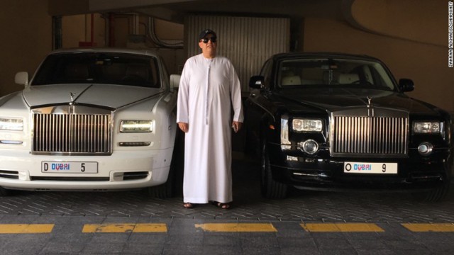 Dubai resident Balwinder Sahni paid $9 million for “5” license plate - Image via CNN