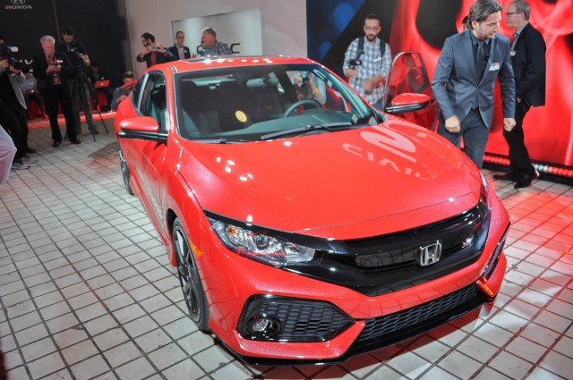 2017 Honda Civic Si Coupe prototype, 2016 Los Angeles auto show