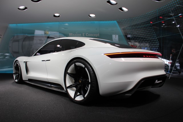Porsche Mission E Concept - 2015 Frankfurt Auto Show live photos Porsche Mission E Concept - 2015 Frankfurt Auto Show live photos