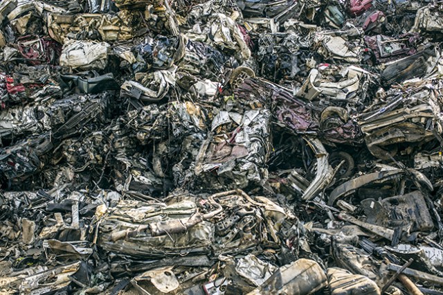 Scrap metal (Photo by Daniel Bubois/Vanderbilt University)