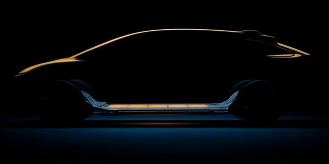 Teaser for Faraday Future electric car debuting at 2017 Consumer Electronics Show