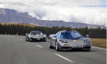 McLaren F1 crash sees multimillion-dollar car land in ditch