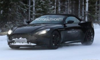 2018 Aston Martin DB11 Volante spy shots
