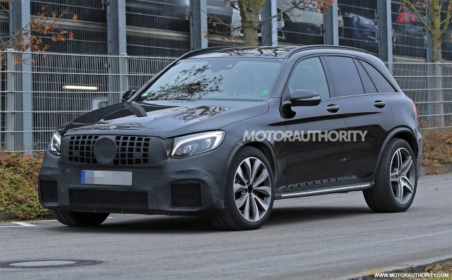 2018 Mercedes-AMG GLC63 spy shots - Image via S. Baldauf/SB-Medien