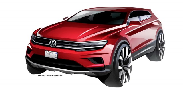 2018 Volkswagen Tiguan Allspace teased ahead of 2017 Detroit auto show