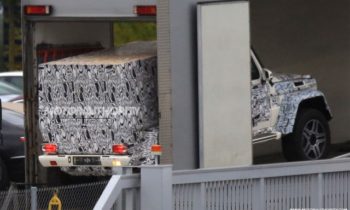 2019 Mercedes-Benz G-Class pickup spy shots