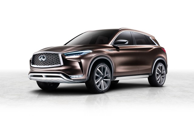 Infiniti QX50 concept, 2017 Detroit auto show