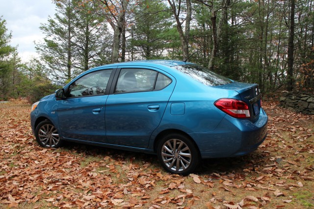 2017 Mitsubishi Mirage G4 SE, Catskill Mountains, NY, Nov 2016