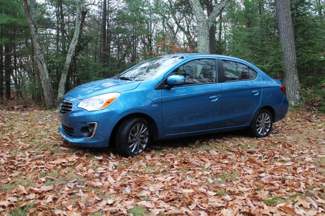 2017 Mitsubishi Mirage G4 SE, Catskill Mountains, NY, Nov 2016
