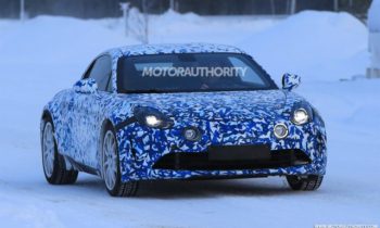 2017 Renault Alpine A120 spy shots
