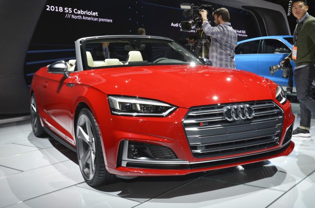 2018 Audi S5 Cabriolet, 2017 Detroit auto show