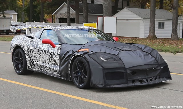 2018 Chevrolet Corvette ZR1 spy shots - Image via S. Baldauf/SB-Medien