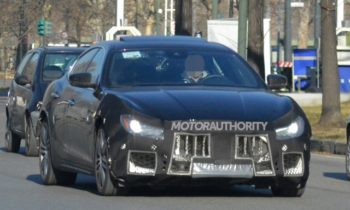 2018 Maserati Ghibli spy shots