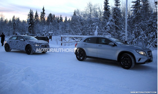 2020 Mercedes-Benz GLA test mule spy shots - Image via S. Baldauf/SB-Medien