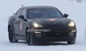 2020 Porsche ‘Mission E’ electric car spy shots
