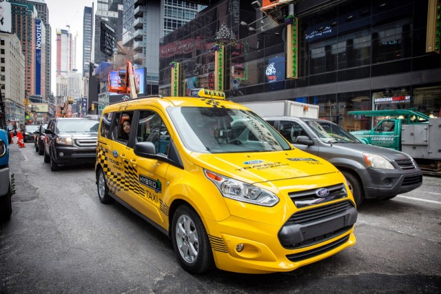 Ford Transit Connect Hybrid taxi prototype