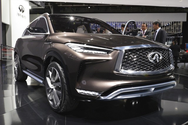 Infiniti QX50 concept, 2017 Detroit auto show