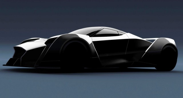 Teaser for Dendrobium supercar debuting at 2017 Geneva auto show