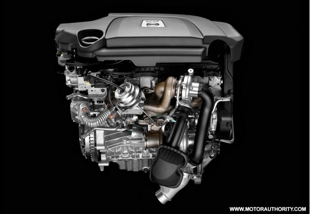 volvo d5 twin turbo diesel euro 5 five cylinder engine 001