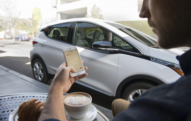 2017 Chevrolet Bolt EV added to Maven car- and ride-sharing fleet in Los Angeles, California