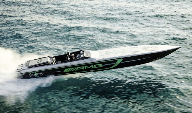 2017 Cigarette Racing 50’ Marauder AMG inspired by the 2018 Mercedes-AMG GT R