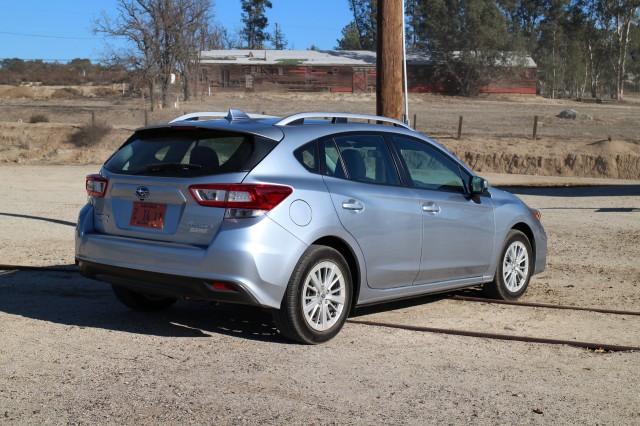 2017 Subaru Impreza, Pacific Southwest Railway Museum, Campo, California, Dec 2016