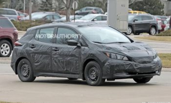2018 Nissan Leaf spy shots