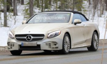 2019 Mercedes-Benz S-Class Cabriolet spy shots