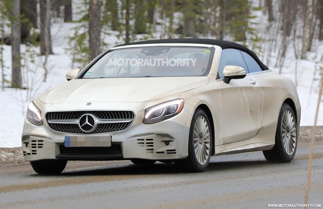 2018 Mercedes-Benz S-Class Cabriolet spy shots - Image via S. Baldauf/SB-Medien 2018 Mercedes-Benz S-Class Cabriolet spy shots - Image via S. Baldauf/SB-Medien