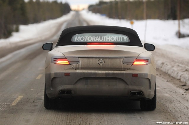 2019 Mercedes-Benz S-Class Cabriolet spy shots - Image via S. Baldauf/SB-Medien 2019 Mercedes-Benz S-Class Cabriolet spy shots - Image via S. Baldauf/SB-Medien