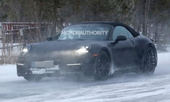2019 Porsche 911 Cabriolet spy shots