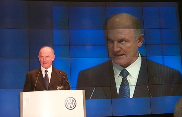 Ferdinand Piech, chairman and CEO of Volkswagen Group, at 2000 Paris Motor Show