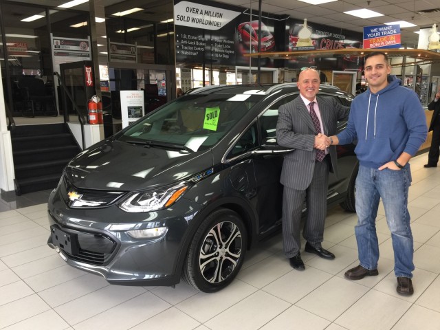 First 2017 Chevrolet Bolt EV in Canada (photo by owner Joe Winkfein) First 2017 Chevrolet Bolt EV in Canada (photo by owner Joe Winkfein)
