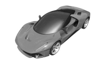 Ferrari files patent drawings for LaFerrari-like hypercar