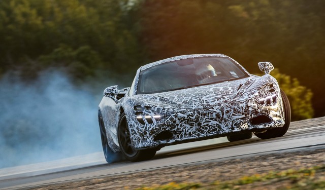 Teaser for new McLaren Super Series model debuting at 2017 Geneva auto show