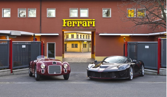 1947 Ferrari 125 S and 2017 Ferrari LaFerrari Aperta