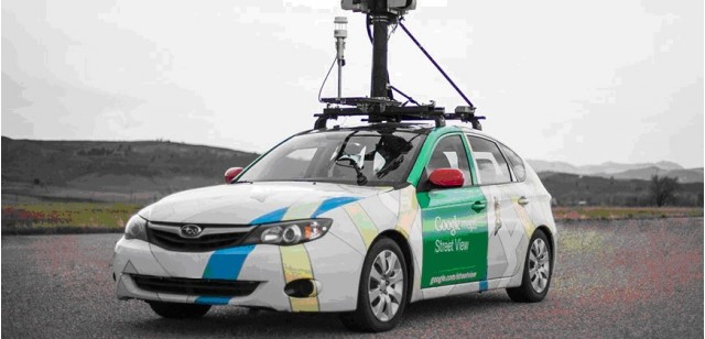 2012 Subaru Impreza hatchback used for Google Street View, modified to gather data on methane leaks