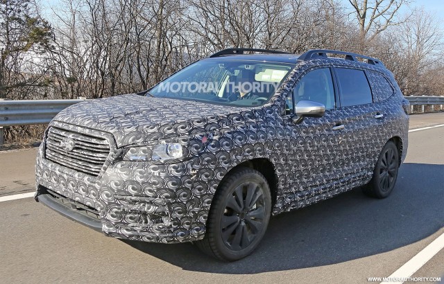 2018 Subaru Ascent spy shots - Image via S. Baldauf/SB-Medien