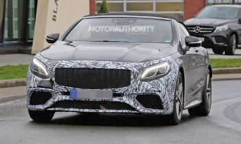 2019 Mercedes-AMG S63 Cabriolet spy shots