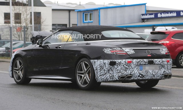2019 Mercedes-AMG S63 Cabriolet facelift spy shots - Image via S. Baldauf/SB-Medien 2019 Mercedes-AMG S63 Cabriolet facelift spy shots - Image via S. Baldauf/SB-Medien