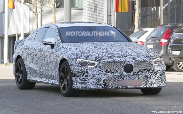 2020 Mercedes-AMG GT 4 spy shots - Image via S. Baldauf/SB-Medien