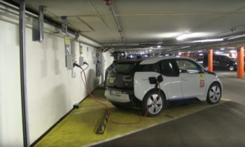World's largest electric-car charging site in parking facility: in Norway, of course (video)
