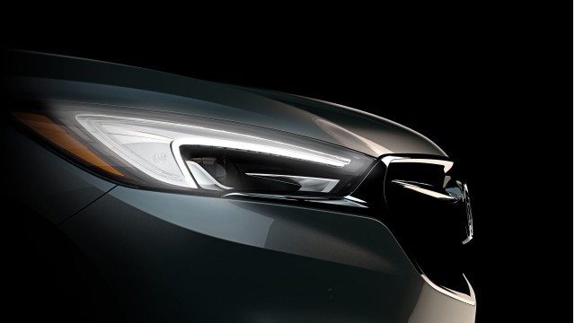 Teaser for 2018 Buick Enclave debuting at 2017 New York auto show