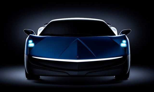 Teaser for Elextra electric supercar
