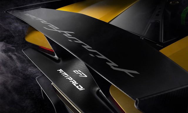 Teaser for Fittipaldi EF7 Vision Gran Turismo by Pininfarina debuting at 2017 Geneva auto show
